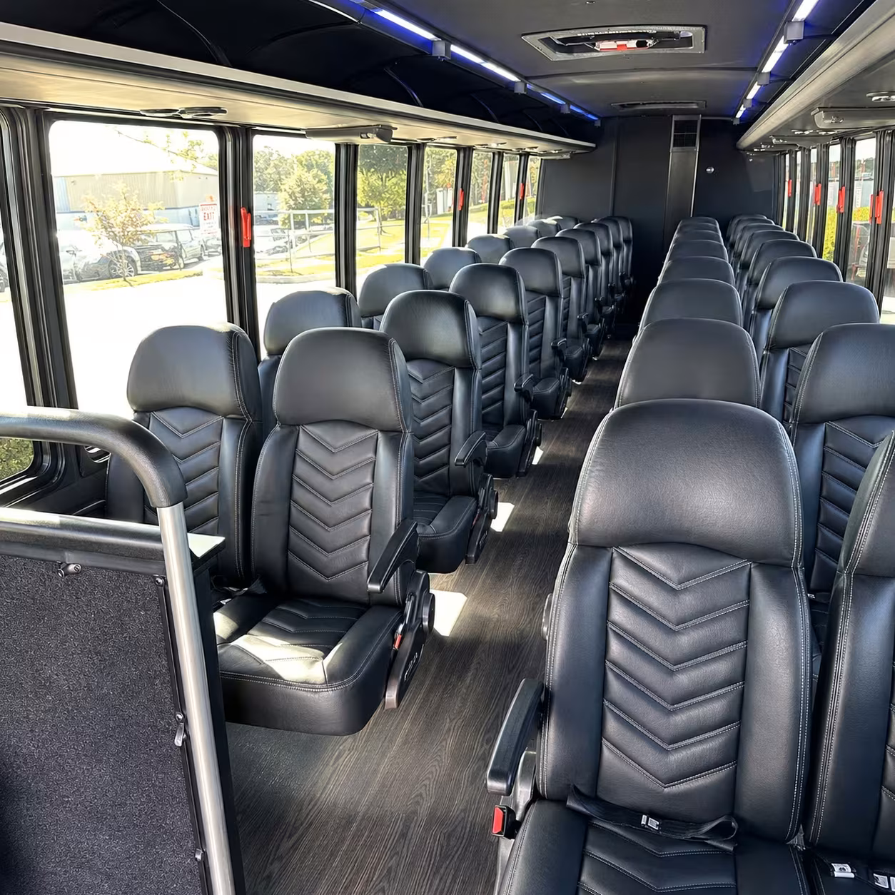 25 passenger minibus inside
