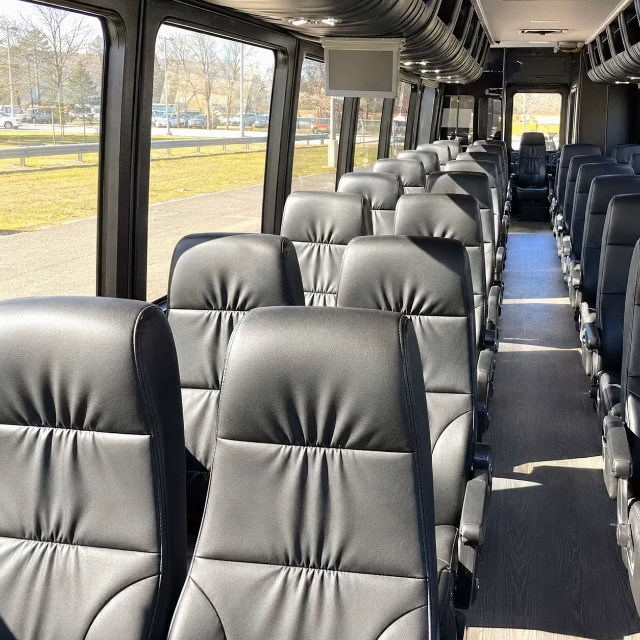 30 passenger minibus inside