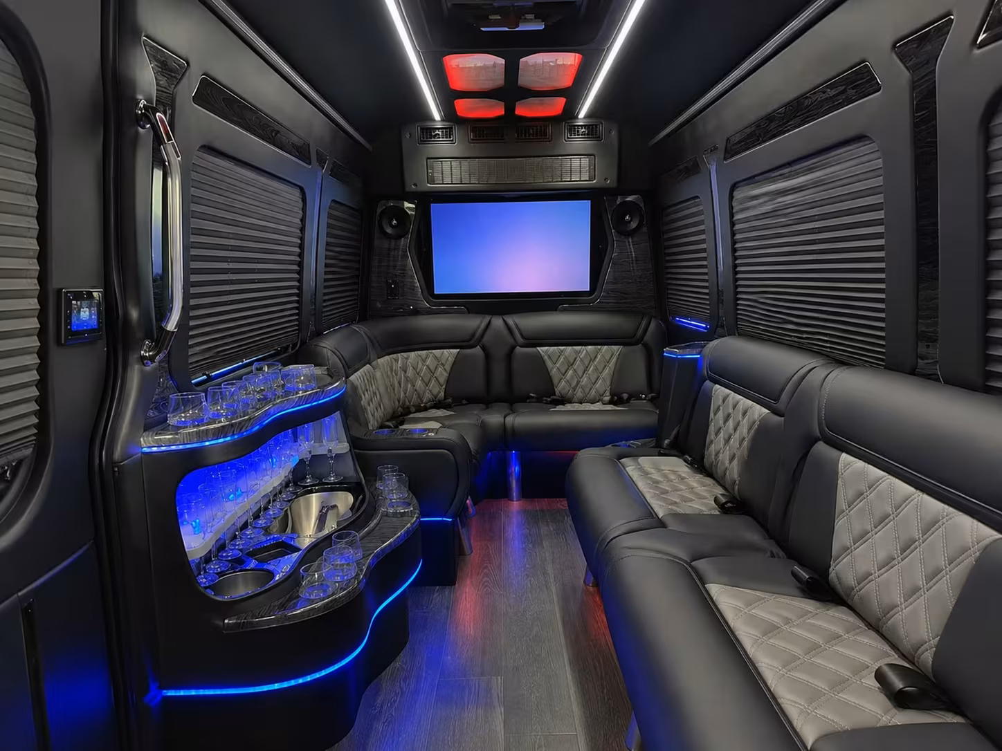 bus rental options for sunrise trips