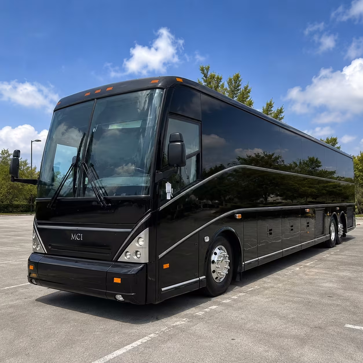 long distance charter bus rentals from sunrise to florida bases