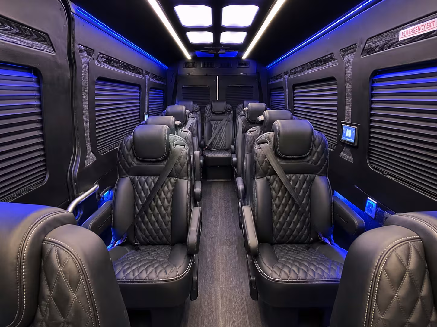sprinter van with driver interior
