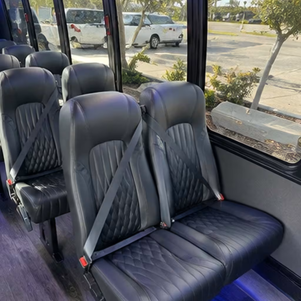sunrise bridal party minibus rentals to your ceremony venue