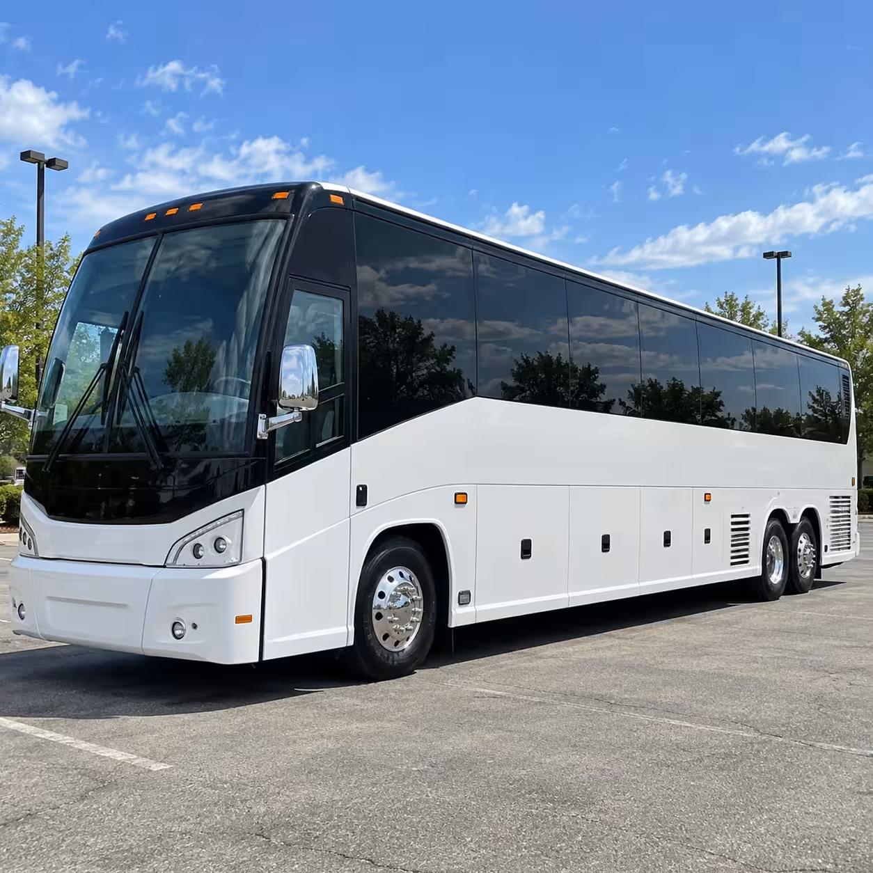 sunrise charter bus rentals for large concert groups