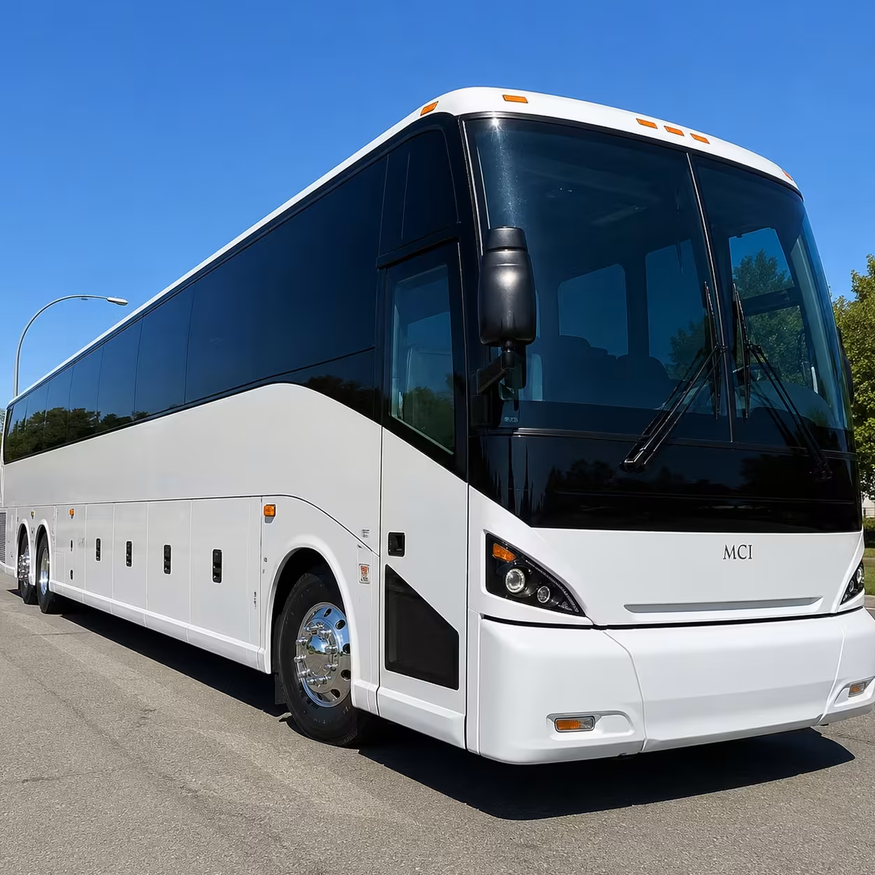 sunrise construction site and workforce bus rentals