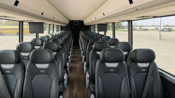 sunrise 25 passenger minibus inside