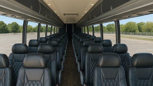 sunrise 50 passenger charter bus rental