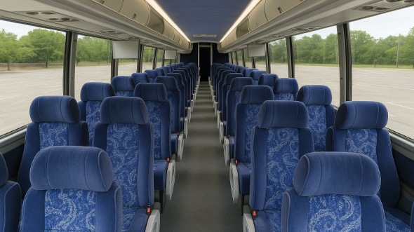 sunrise 54 passenger charter bus rental