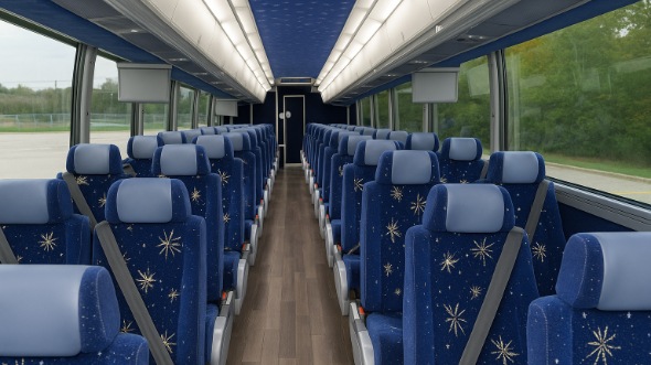 sunrise 55 passenger charter bus rental