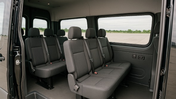 sunrise sprinter van with driver rental